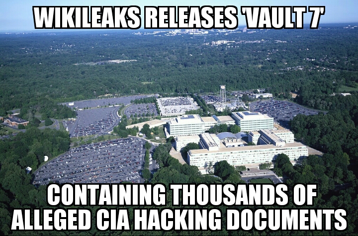 WikiLeaks releases ‘Vault 7’