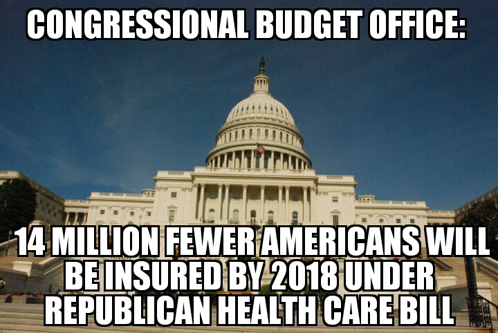 CBO: 14m fewer insured under GOP health bill