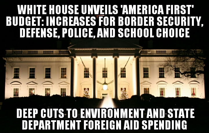 Trump unveils ‘America first’ budget 