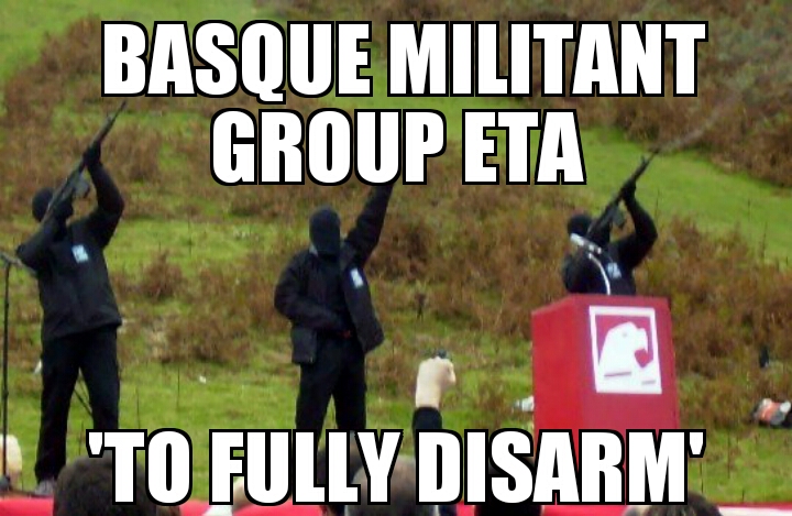 Sources: ETA to fully disarm 
