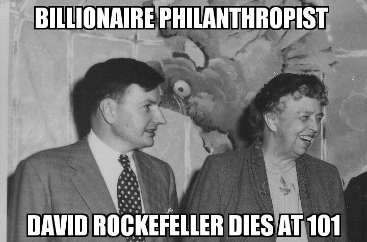 David Rockefeller dies