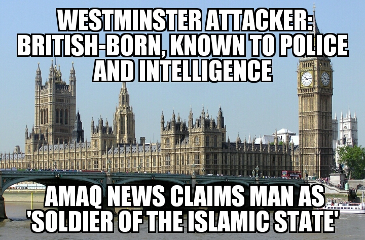 Islamic State claims Westminster attack