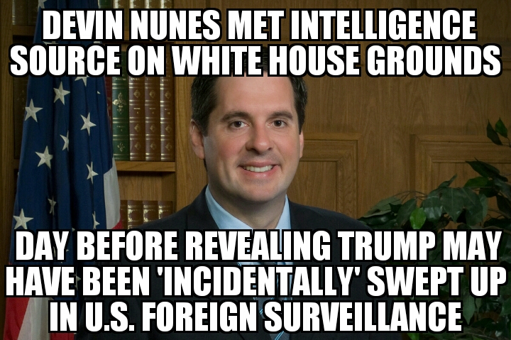 Devin Nunes met source on White House grounds