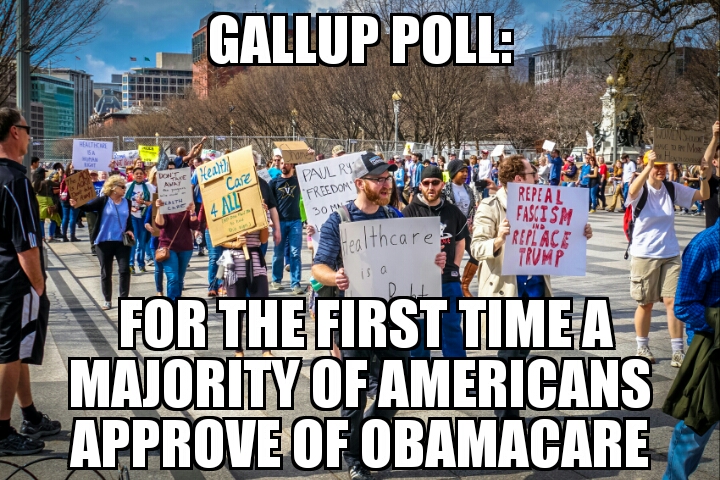 Majority of Americans approve of Obamacare