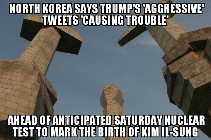 North Korea: Trump ‘causing trouble’