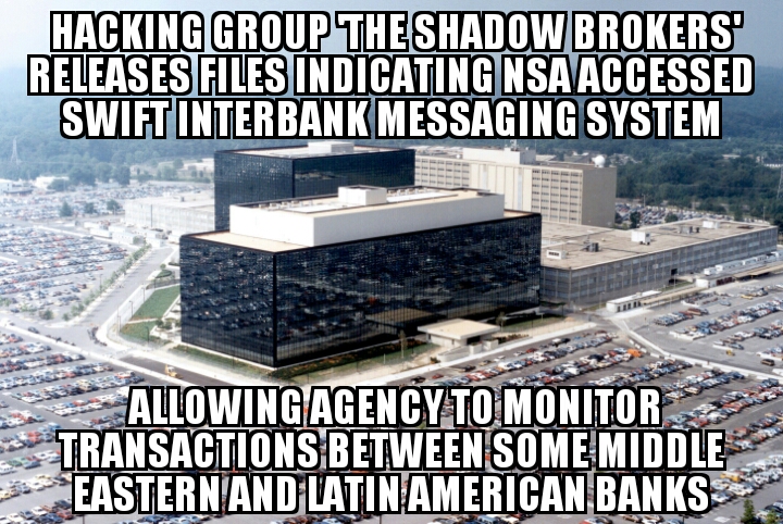 ‘The Shadow Brokers’ release supposed NSA bank hack