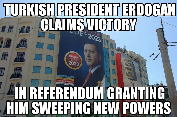Turkey votes on presidential powers