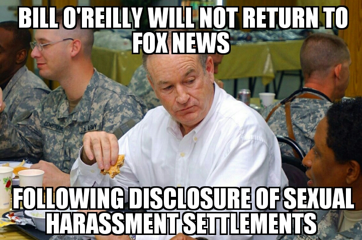 Bill O’Reilly won’t return to Fox