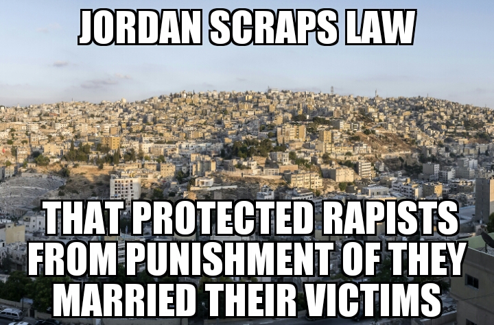 Jordan scraps rape marriage law