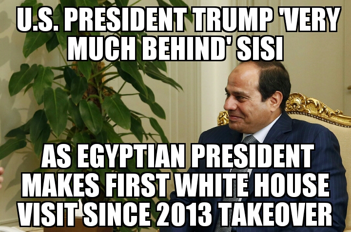 Abdul Fattah al-Sisi makes first White House visit 