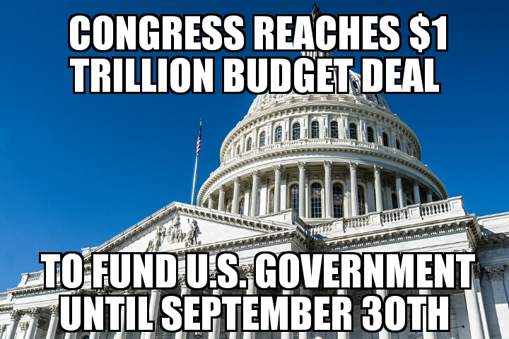 U.S. Congress reaches budget deal