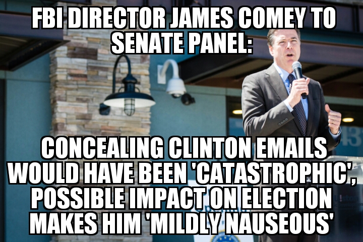 James Comey testifies to Senate panel