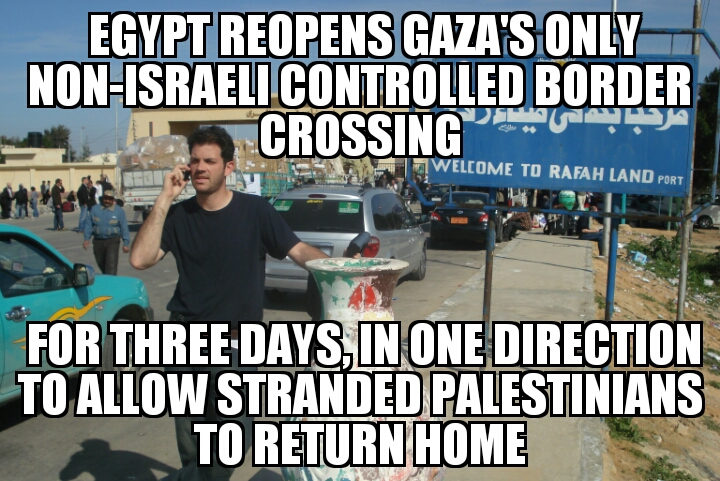 Egypt reopens Gaza border crossing for 3 days