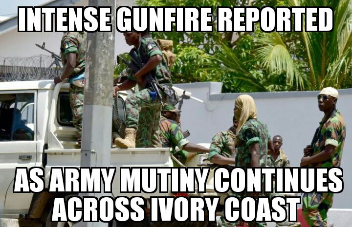 Ivory Coast mutiny continues 