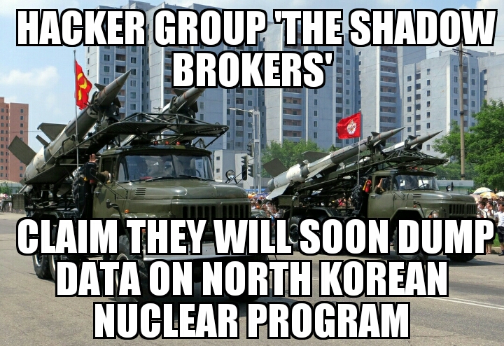 Shadow Brokers claim they will dump North Korea nuclear data