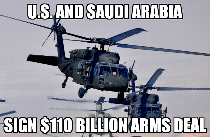U.S. and Saudi Arabia sign arms deal