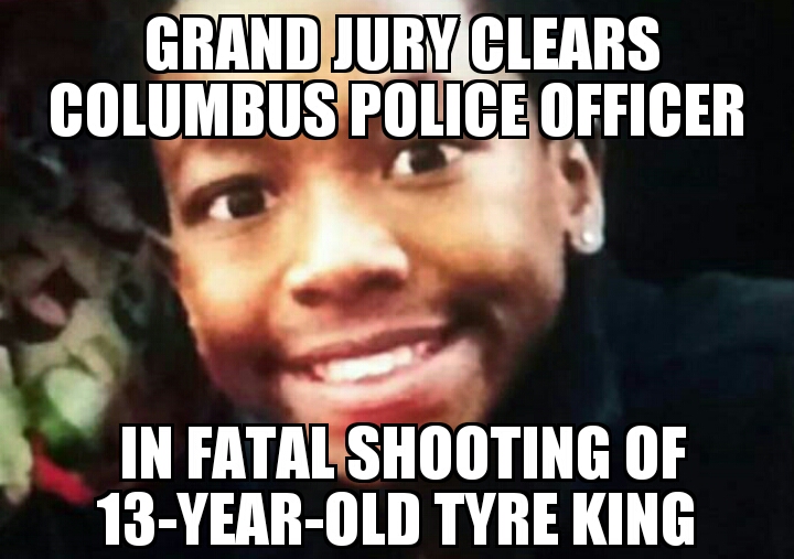 Grand jury clears officer in Tyre King shooting 