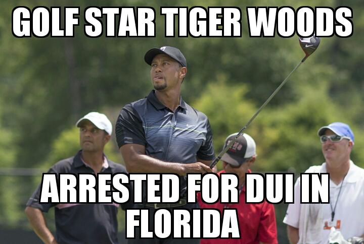 Tiger Woods arrested for DUI