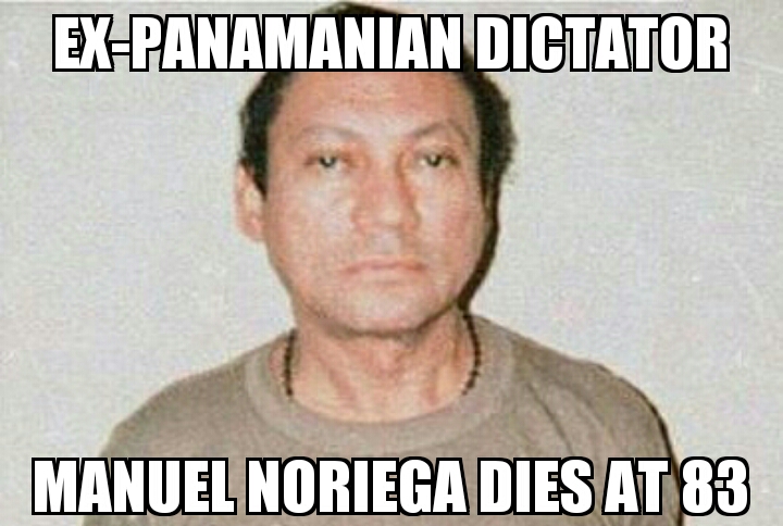 Manuel Noriega dies