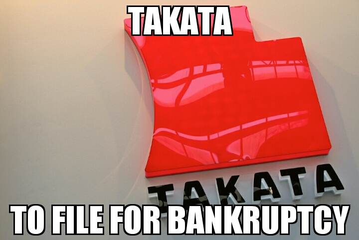 Takata to file for bankruptcy 