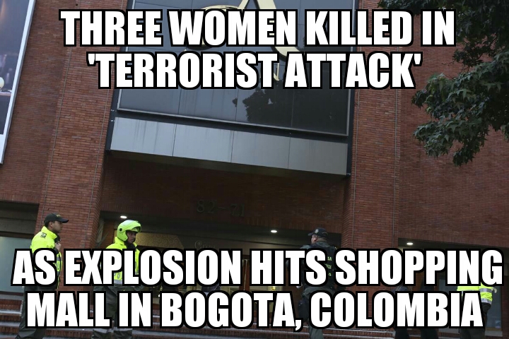 Bogota bombing kills three