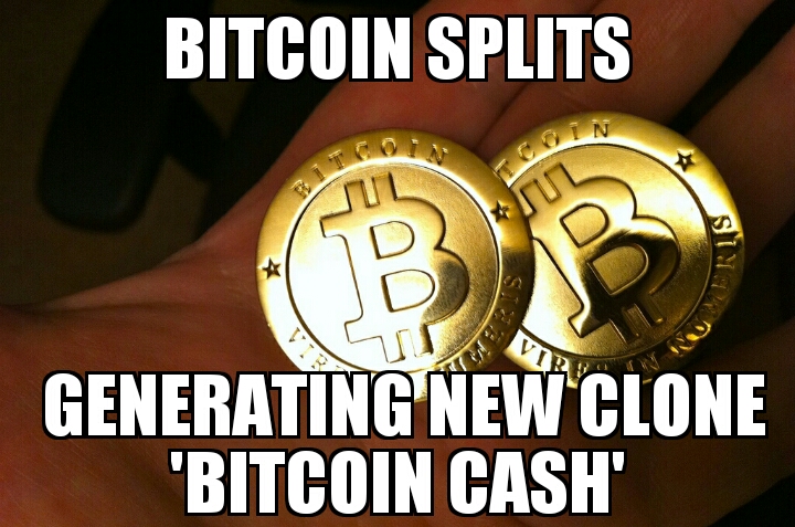 Bitcoin splits, Bitcoin Cash created