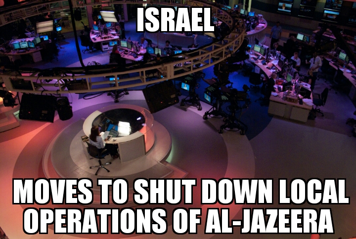 Israel to shut local Al-Jazeera