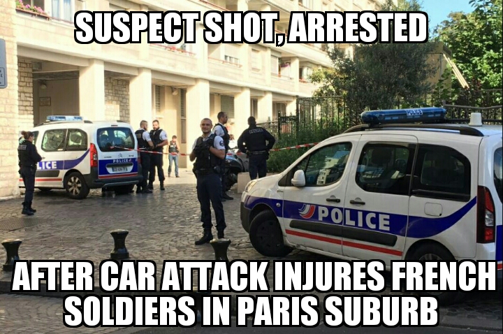 France car attack suspect arrested