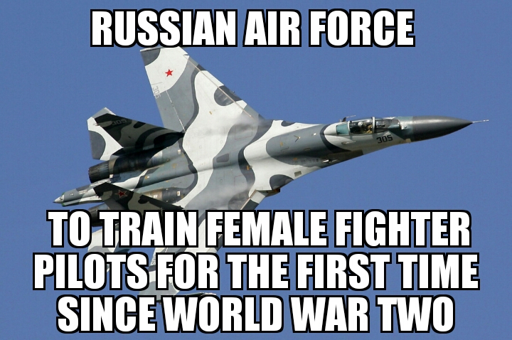 Russia to train female fighter pilots