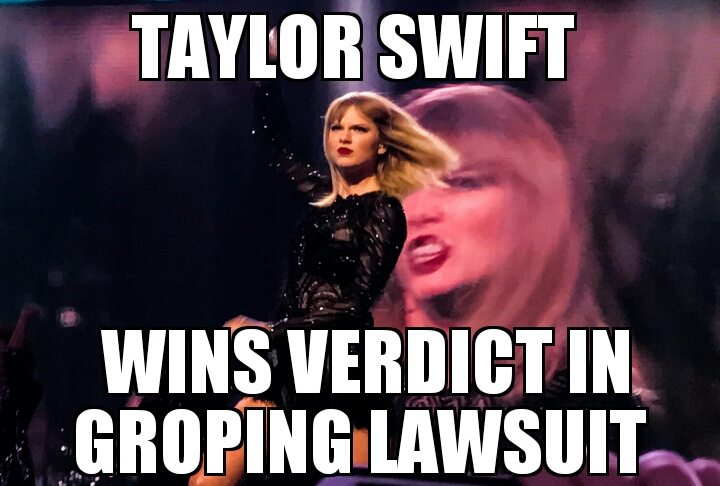 Taylor Swift wins groping lawsuit 