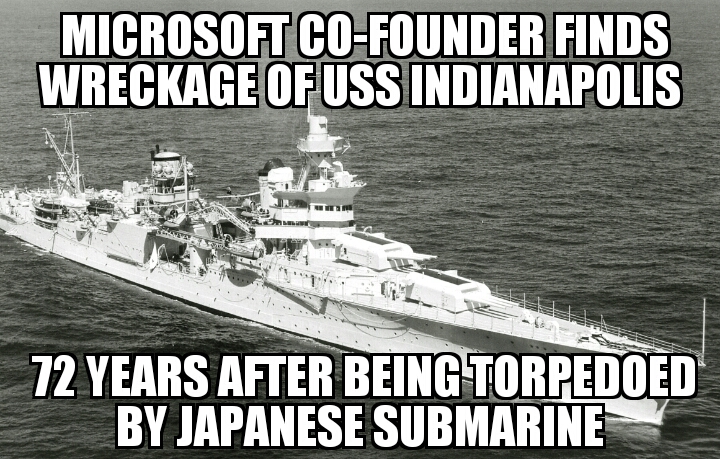 Paul Allen finds USS Indianapolis