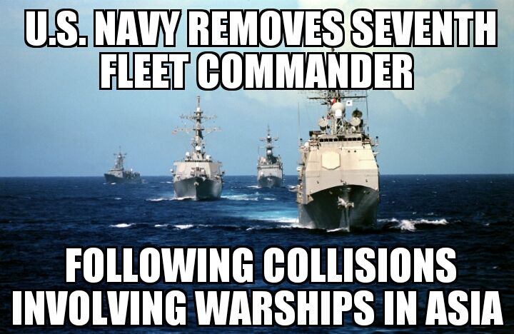Navy removes 7th fleet commander 