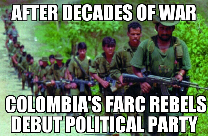 FARC debuts political party 