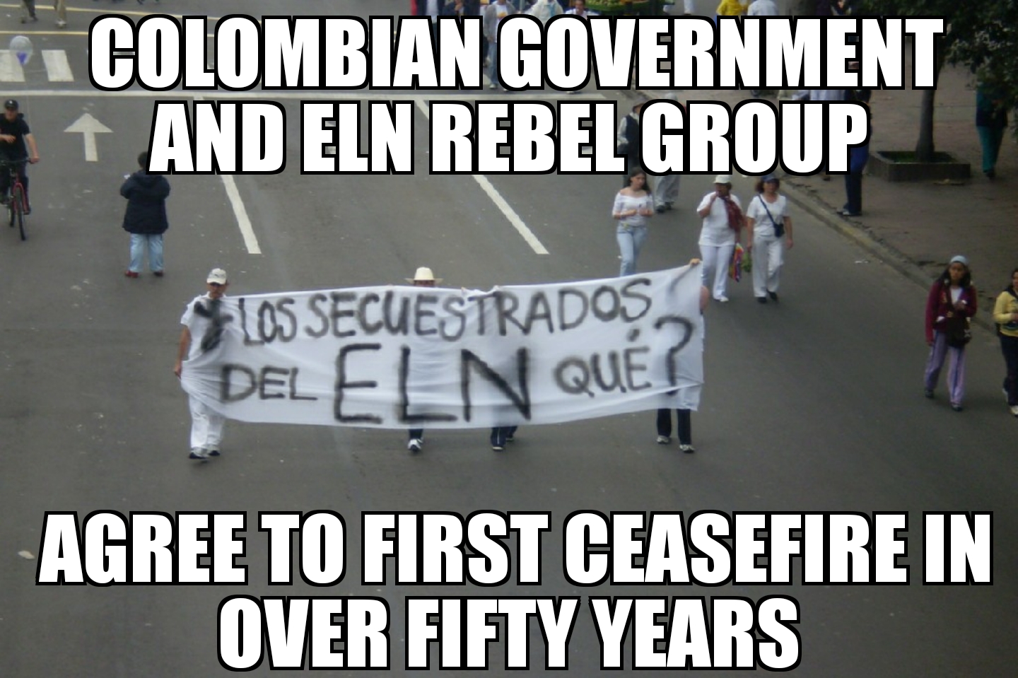 Colombia, ELN agree to ceasefire