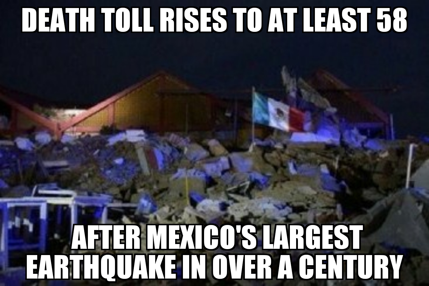 Earthquake strikes southern Mexico