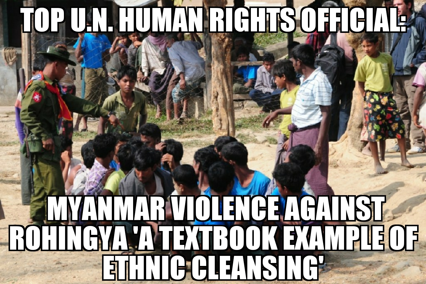U.N. official calls Myanmar violence ‘textbook’ ethnic cleansing