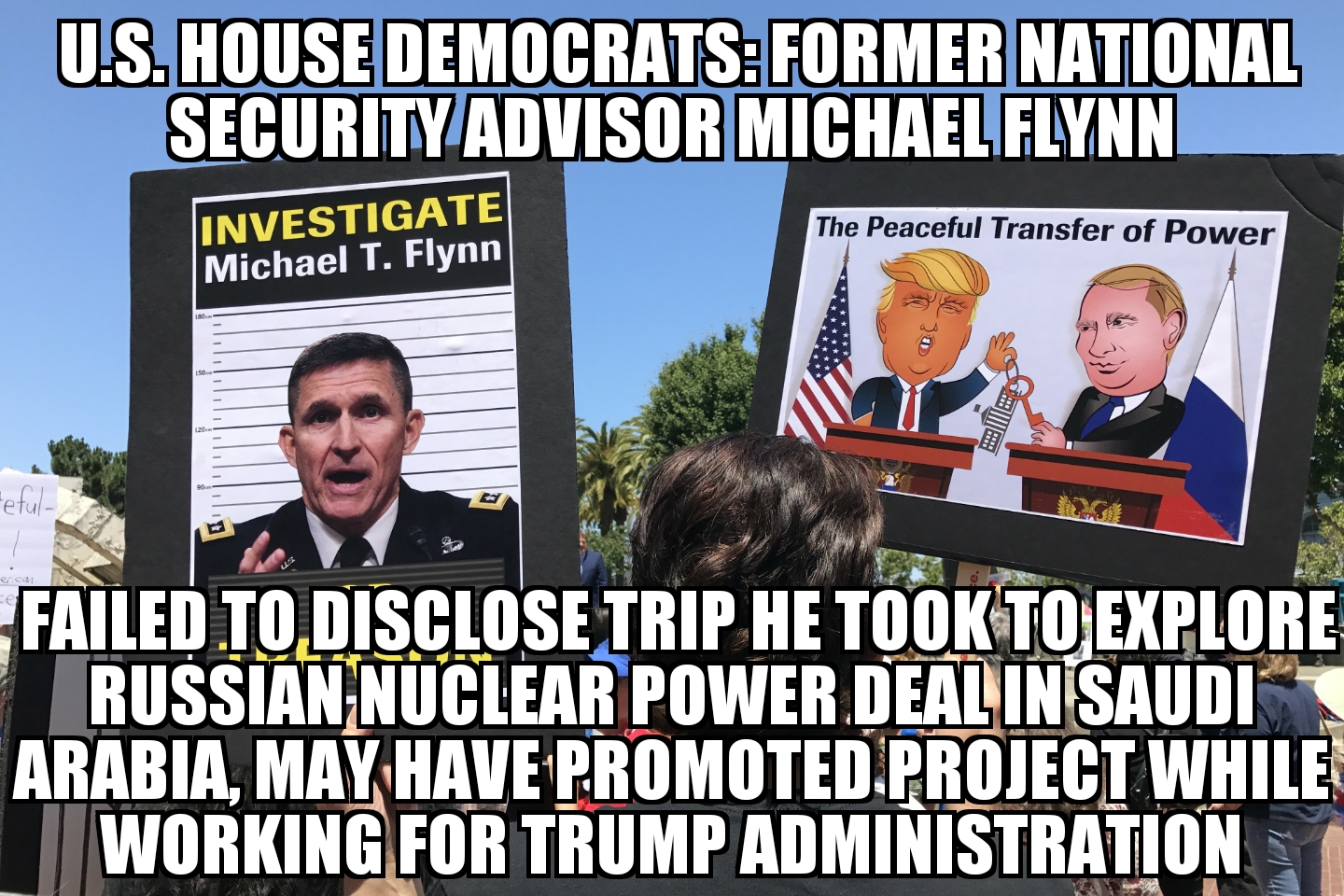 House Democrats: Mike Flynn failed to disclose nuclear dealings with Russia, Saudi Arabia