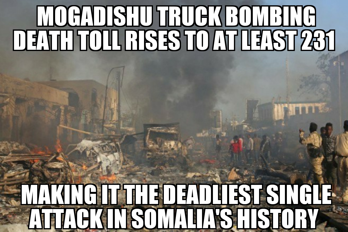 Somalia truck bombing
