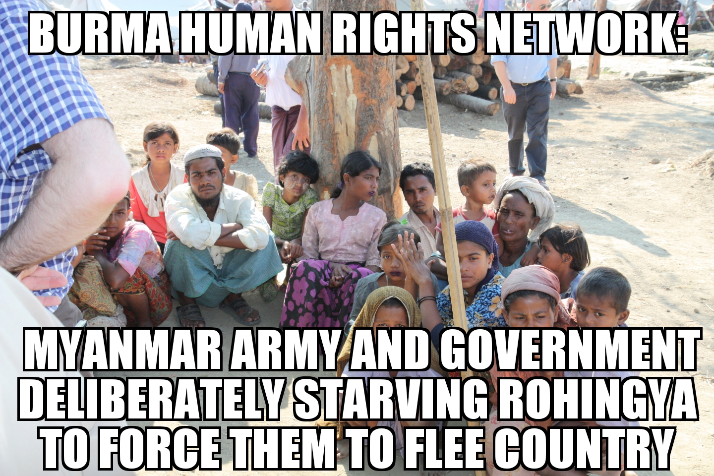 Myanmar government ‘deliberately starving Rohingya’