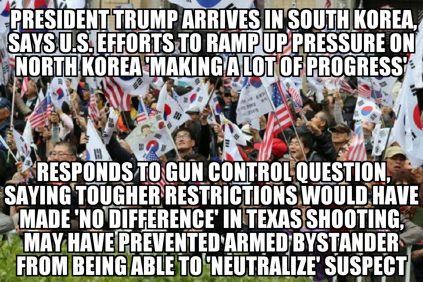 Trump in South Korea
