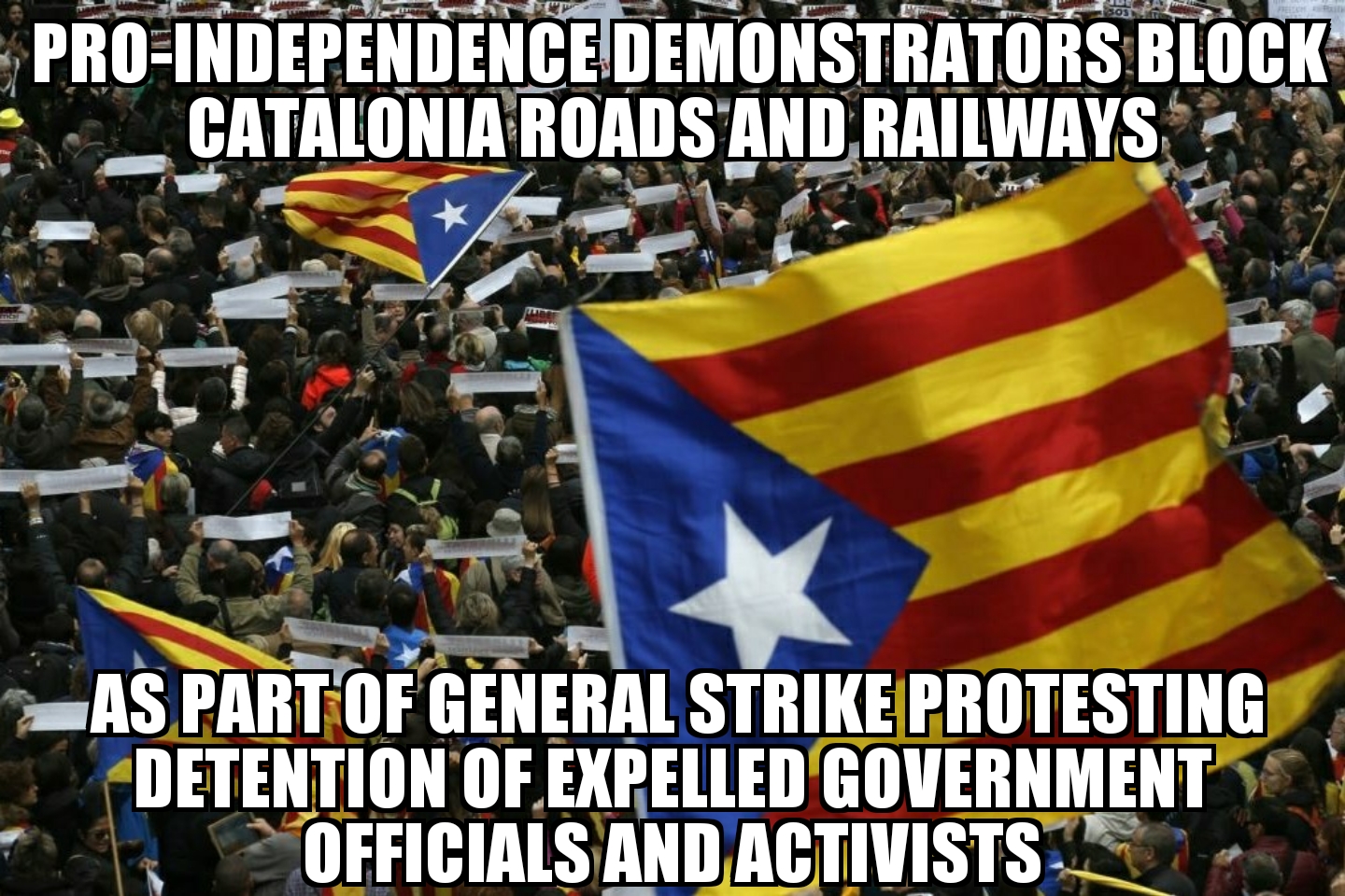 Catalonia general strike