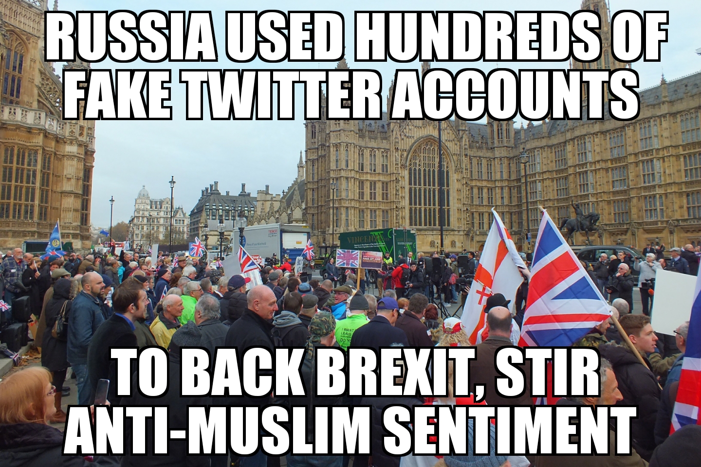 Russia used fake Twitter accounts to back Brexit