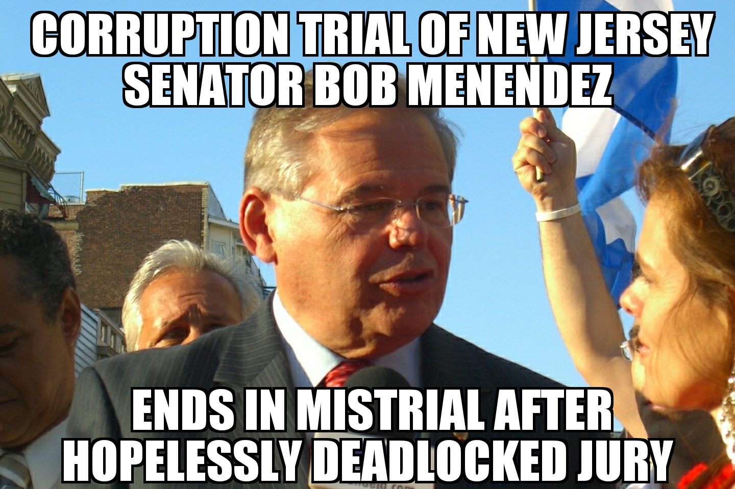 Menendez trial ends in mistrial