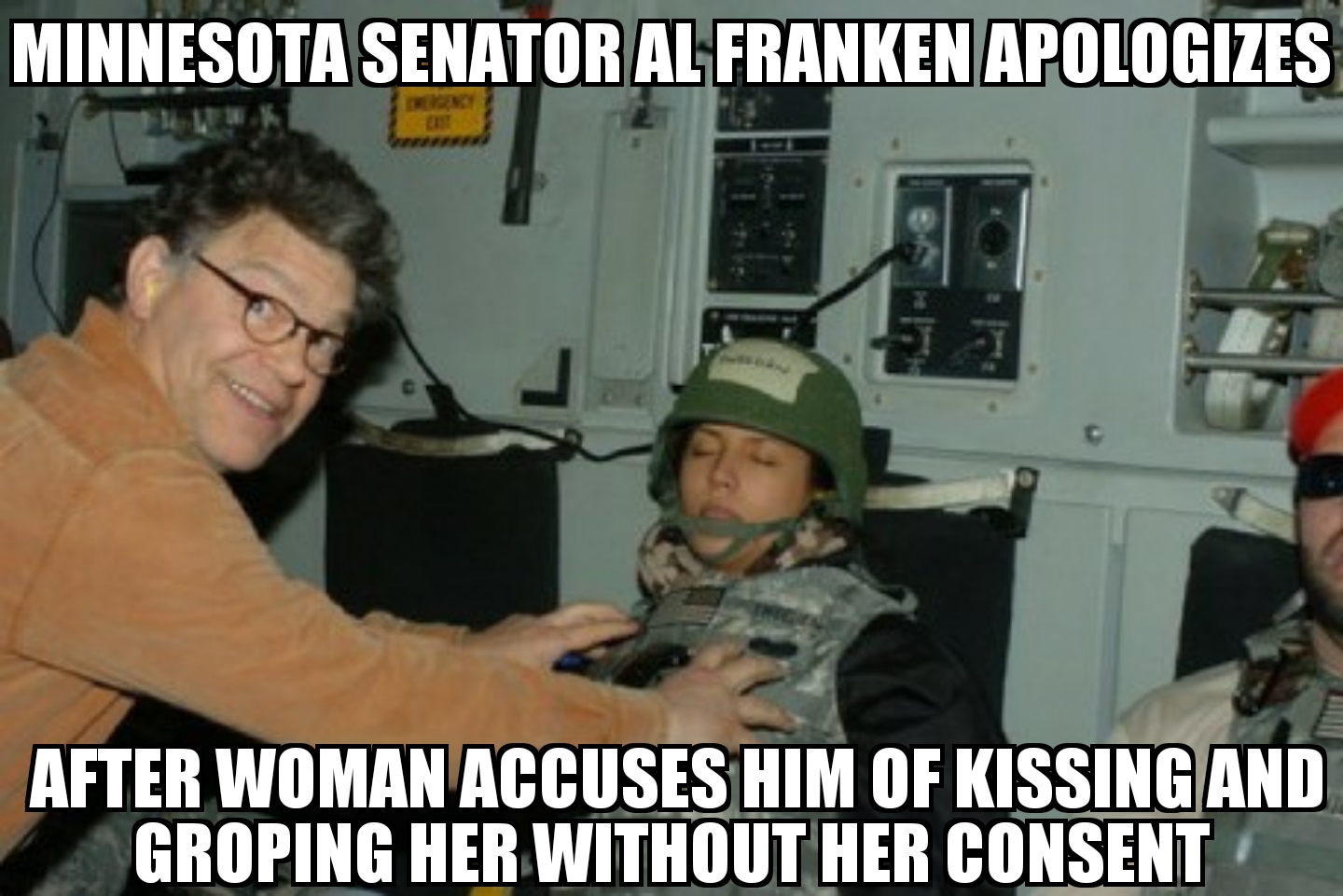 Al Franken apologizes after groping accusation