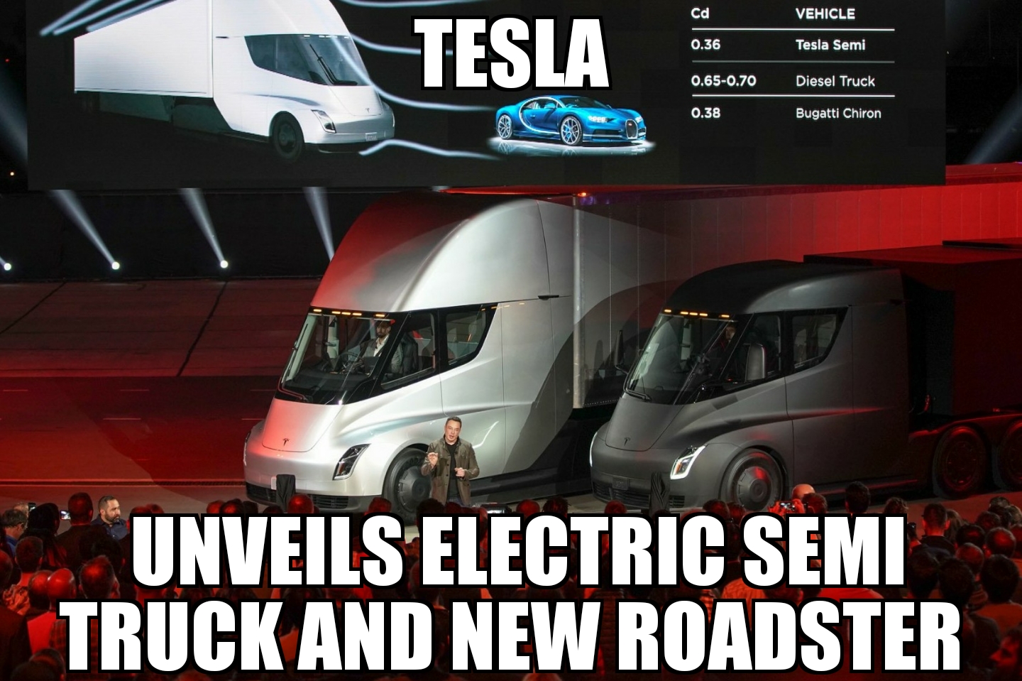 Tesla unveils Semi and Roadster