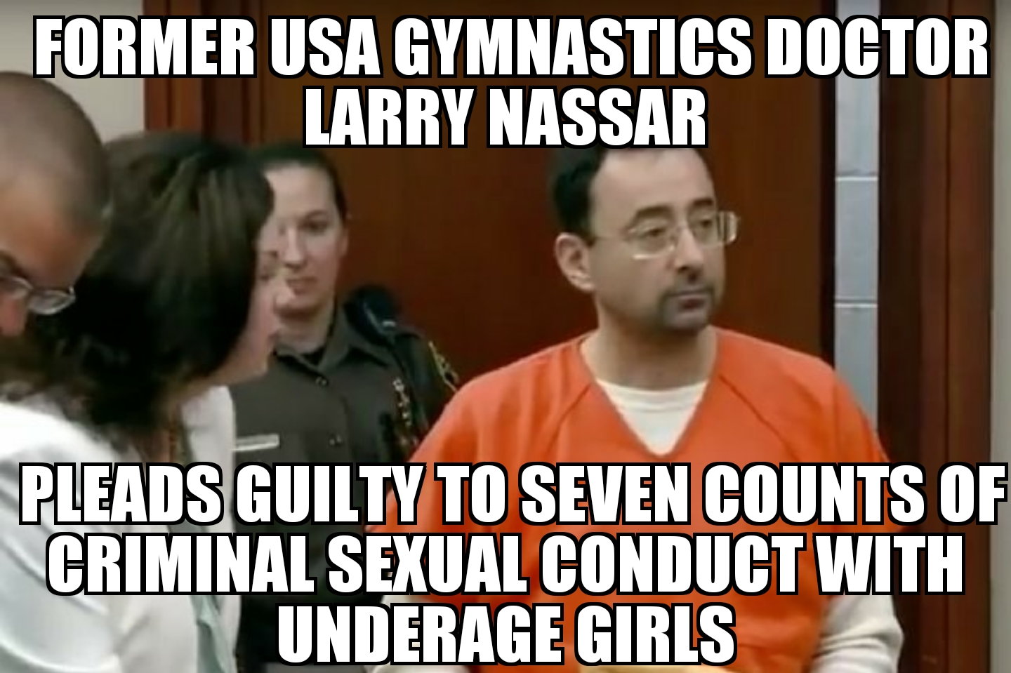 Ex-USA gymnastics doctor pleads guilty to criminal sexual conduct