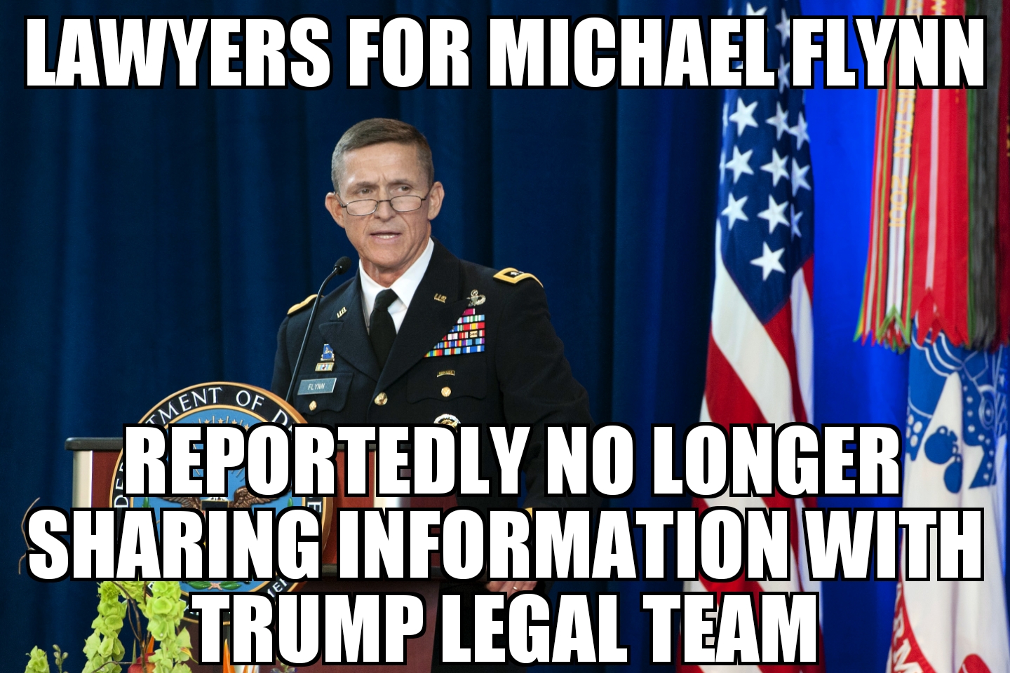 Flynn legal team no longer sharing information with Trump team