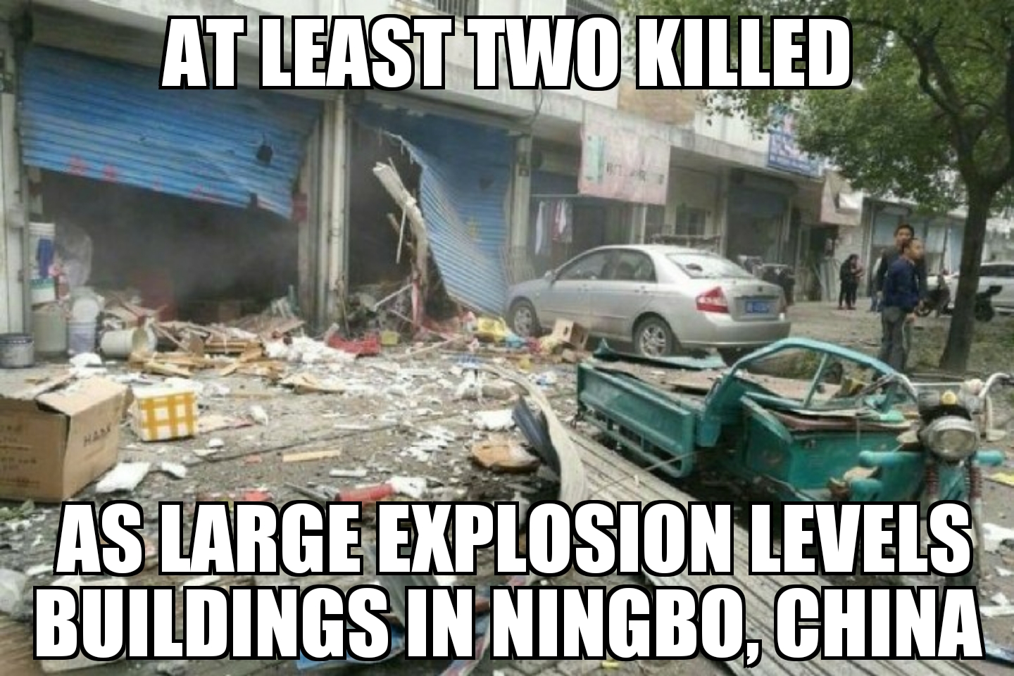 Ningbo, China explosion
