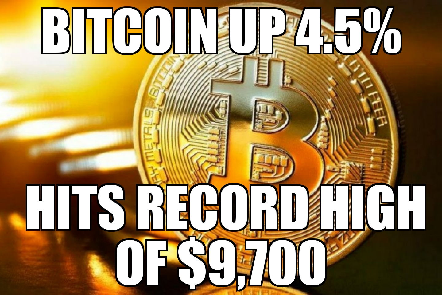 Bitcoin hits record high