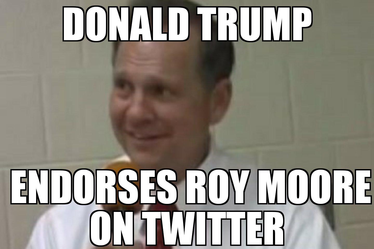 Trump endorses Moore